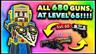 Using ALL WEAPONS MAX LEVEL in Pixel Gun 3D! Max Account Challenge! (Special)