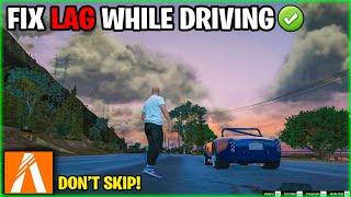 Fix Lag While Driving in FiveM(GTAV) With Proof Don't Skip!