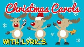 Christmas Carols with Lyrics for Children  Christmas Songs for Kids  Xmas Music Playlist Mix