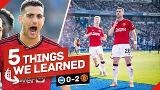 Dalot Player Of The Season! Højlund Scores Again! 5 Things We Learned... Brighton 0-2 Man United