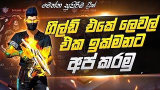 Guild fast level Up Secret Tricks and tips in free fire // ඉක්මනට ගිල්ඩ් එකේ ලෙවල් අප් කරගන්න 