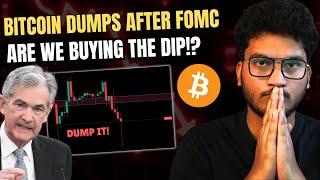 CRYPTO MARKET CRASHES AFTER FOMC - BITCOIN US MARKET DUMP POWELL SPEAKS