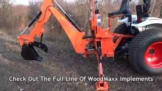 WoodMaxx WM-7600 3-point Hitch Backhoe Attachment  2015