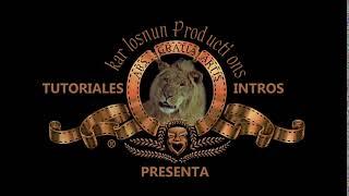 Intro  del  LEÓN MGM  || Metro Goldwyn Mayer || hecho en ADOBE PREMIERE