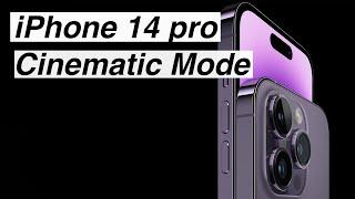 iPhone 14 pro Cinematic Video Mode - Stunning Bokeh Effect