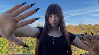 FAST Invisible Scratching w/ Long Nails | ASMR Outside