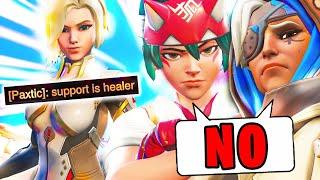 This Mercy Main said "SUPPORT IS HEALER" so I showed them a support | Overwatch 2