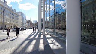 Walking around Imperial College London, Exhibition Road, Royal Albert Hall London Tour Lockdown 4K