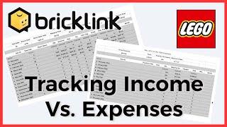 Keeping Track of BrickLink Income Vs. Expenses