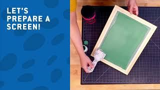 DIY Screen Printing Using Speedball's Advanced All-In-One Screen Printing Kit