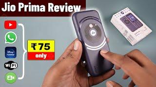 Jio Prima Unboxing and Review | Jio Prima YouTube, Hotspot, WhatsApp, Hotstar, Facebook, LIVE TV