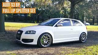 Audi S3 8P Full Lip Splitter Set