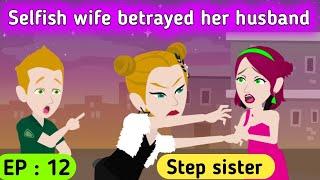 Step sister part 12 | English story | Learn English | Animated stories | Sunshine English