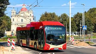 New Škoda 32Tr SOR trolleybuses in Vilnius, Lithuania  | 2024