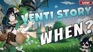 [Hindi/ENG] Doing Venti Story Quest In subscribers Account|Review and suggestions|#live#hindi