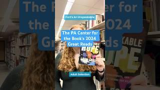 The PA Center for the Book’s 2024 Great Reads #shorts