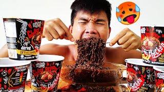 Mukbang Ghost Pepper | World Spiciest Noodles (EXTREME CHALLENGE)  Boy Tapang ️