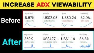 How to Increase Google Adx Viewability | Increase Google Adx Viewability