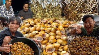 Satu kampung makan sate keong mas ternyata se enak itu warta petani muda hidup di hutan