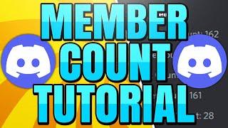 How to Setup Member Count Bot on Discord (Server Stats)