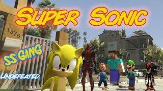 Super Sonic the Hedgehog and Bodyguards | GTA 5 MODS