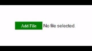 How to customize the HTML5 default input type file button and show selected file name