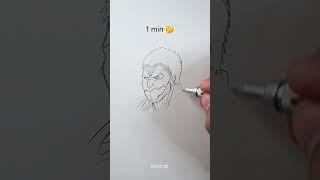 How to Draw Armored Titan in 10sec, 1min, 1hr #shorts