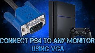 Connect PS4 to ANY Monitor (VGA)! 100% WORKING 2022