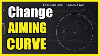 How to Change the Sensitivity Curve on Dualsense Edge PS5 Controller (Aim Response Curve Setting)