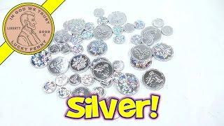 Christmas Snowflake Chocolate Silver Coins Money - 2013 Christmas Candy & Snack Series