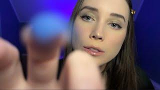 ASMR close up hand movements and face touching ️