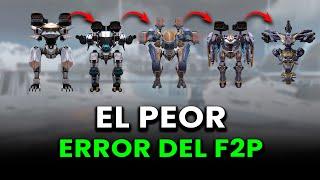 ¿Cuál es el PEOR ROBOT para invertir siendo F2P? War Robots Pinceladas Graficas