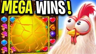 CHICKEN DROP SLOT  MAX BET MEGA BIG WINS  BACK TO BACK WOW‼️