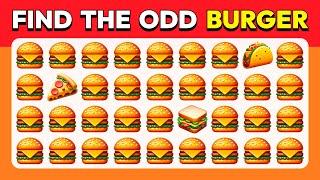 Find the ODD One Out - Junk Food / Fast Food Edition  Easy, Medium, Hard levels