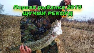 Открытие сезона 2018.  Хорошая щука на джиг