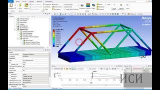 Ansys вантовый мост