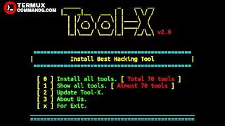 how to install tool x in termux