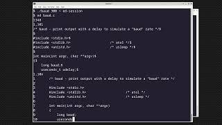 Simulate baud rates with this Linux program