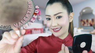 ASMR ไทย แต่งหน้าให้เพื่อน ไปออกเดท วันวาเลนไทน์  ASMR MAKEUP ROLEPLAY For Valentine Date Night