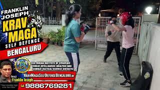 Franklin Joseph Krav Maga (Bangalore) Self Defense ~ All Women Sparring Self Defense A094 #KravMaga