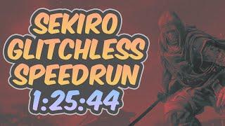 Sekiro - Glitchless Speedrun - 1:25:44