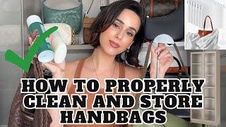 HANDBAG CLEANING AND STORAGE TIPS | HOW TO PROPERLY STORE AND DISPLAY BAGS | SUEDE BAG CHAT