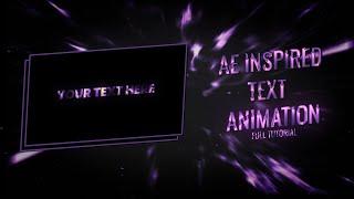 AE INSPIRED TEXT ANIMATION ON ALIGHT MOTION \-Glow Text Tutorial #alightmotion #textanimation #edit