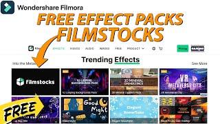 HOW TO DOWNLOAD FREE FILMSTOCK EFFECT PACK FOR FILMORA 11 - اردو / हिंदी`