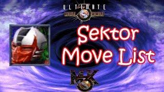 UMK3 / MK3 - Sektor Move List