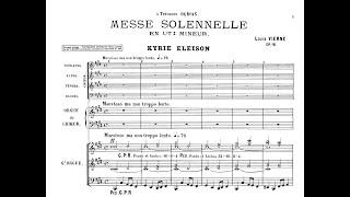 Louis Vierne - Messe Solennelle - (Score Video)
