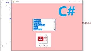 C# programming:  tutorial Retrieve data from access database to multiline textbox in C#