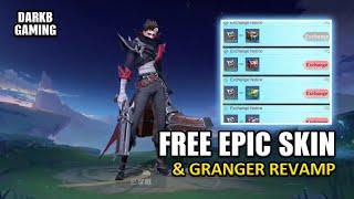 Free Epic Skin Event on June 28, 2024 | Granger Revamp Updated Skill Effects | Mobile Legends