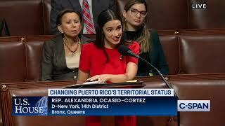 "Yo Si Boricua Pa'que tu lo sepa" - AOC Rep Alexandria Ocasio-Cortez remarks on Puerto Rico bill