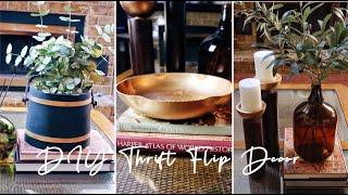 DIY Thrift Flip Decor | Rub n Buff / Antique Gold Brass | Trash to Treasure